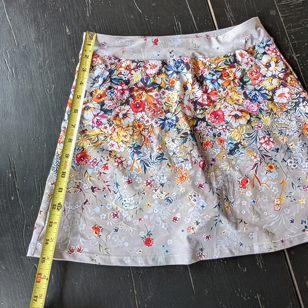 Acegolfs Women's XS Floral Mini Golf Skort Country Club Old Money Athleisure - Picture 6 of 7
